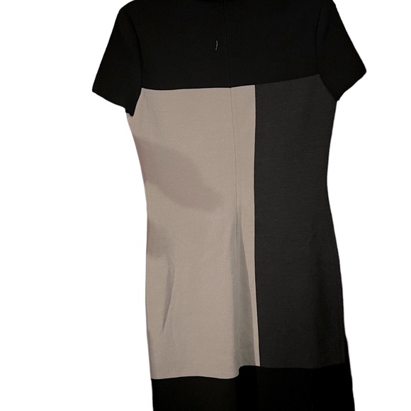 St. John mock turtle neck sheath dress - Picture 2 of 3